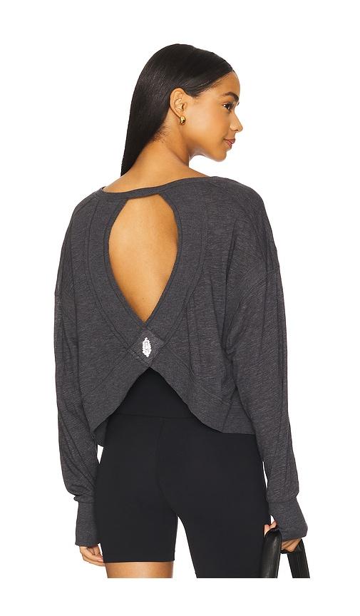 free people x fp movement my time layer top in black. - size l (also in xs, s, m, xl)
