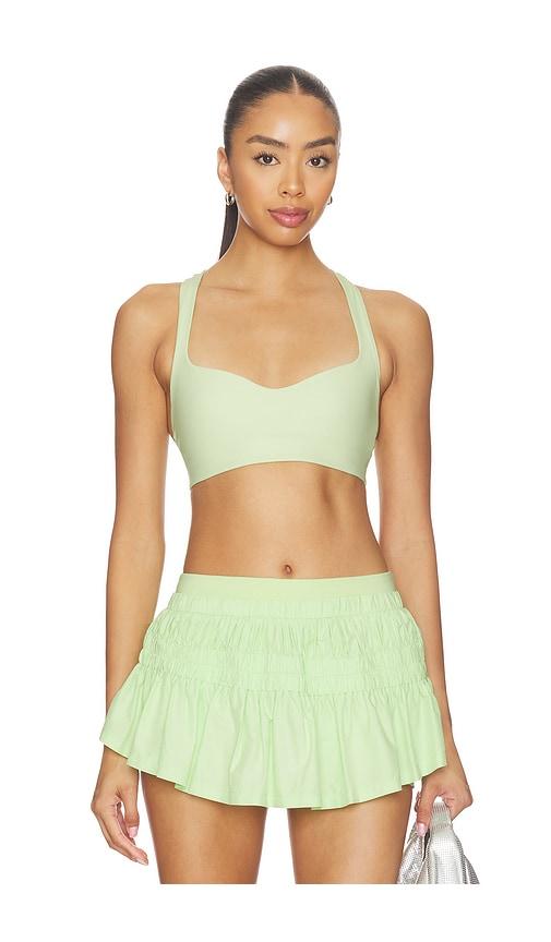 free people x fp movement win win sweetheart bra in green. - size l (also in xs, s, m, xl)