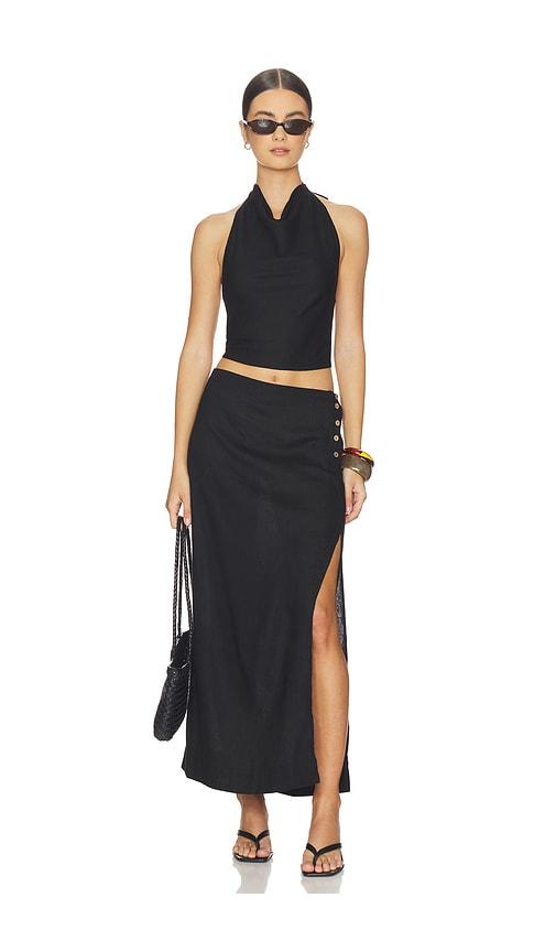 free people x free-est iconic allure set in black. - size l (also in xs, s, m)