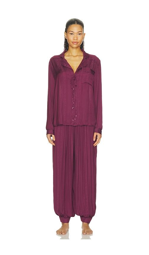 free people x intimately lets sleep in set in purple. - size l (also in m, s, xl, xs)