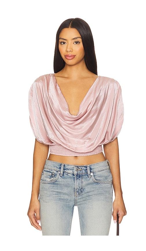 free people x revolve cowl cape top in lavender. - size s (also in xs)
