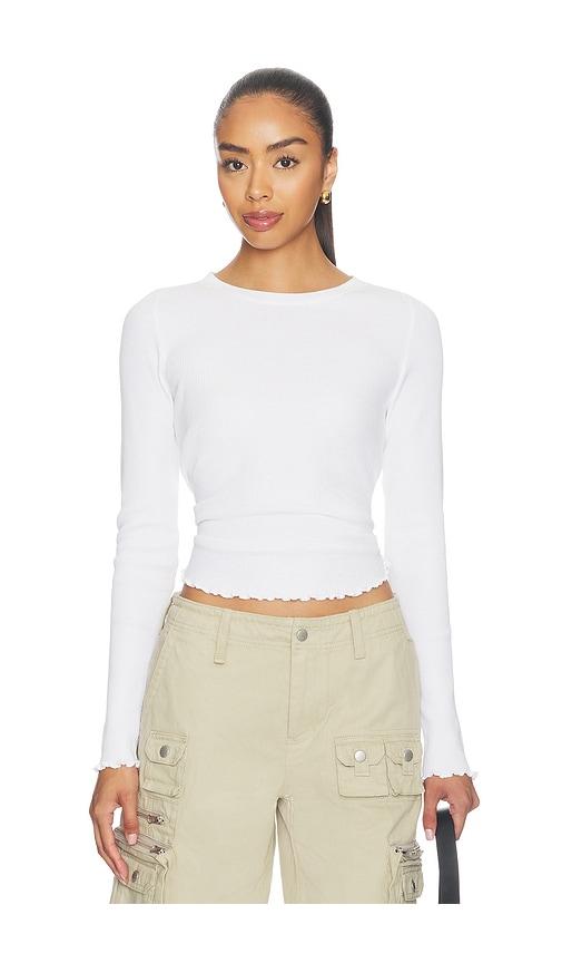 free people x we the free easy does it tee in white. - size l (also in xs, s, m, xl)