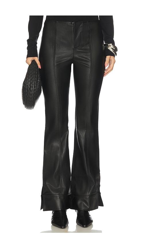 free people x we the free glow up faux leather pant in black in black. - size 10 (also in 2, 6)