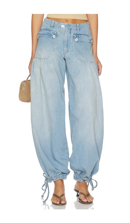 free people x we the free lotus jean in blue. - size 24 (also in 26)