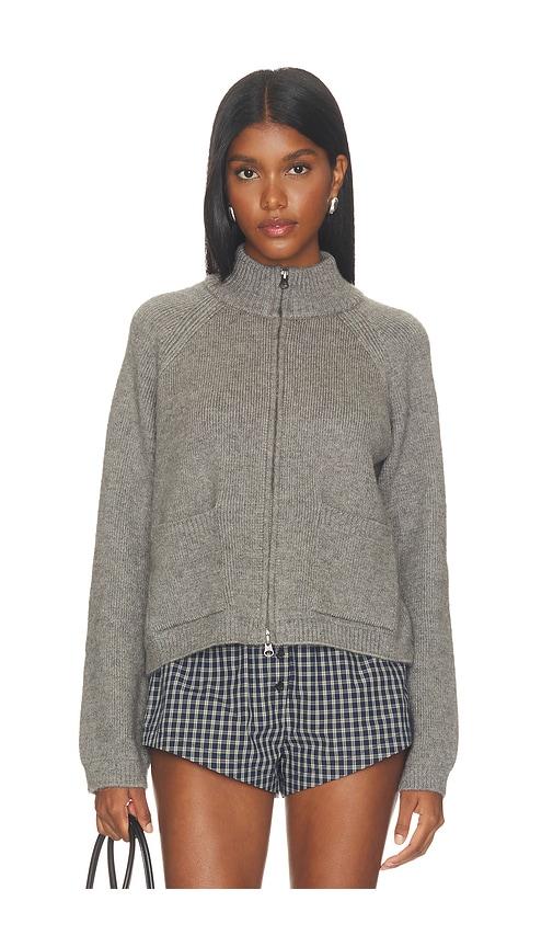 free people x we the free on it half zip in grey. - size l (also in xs, s, m, xl)