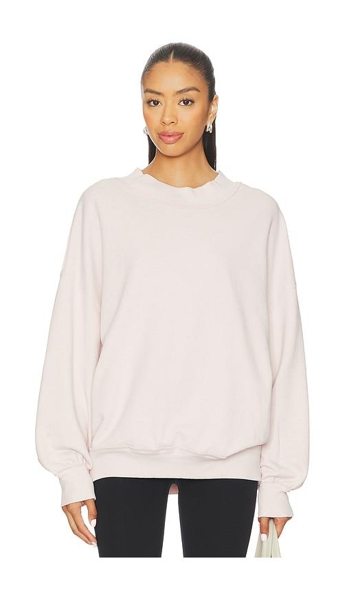 free people x we the free palm springs turtleneck in mauve chalk in white. - size s (also in xs)