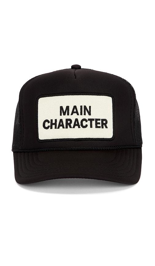 friday feelin main character hat in black.