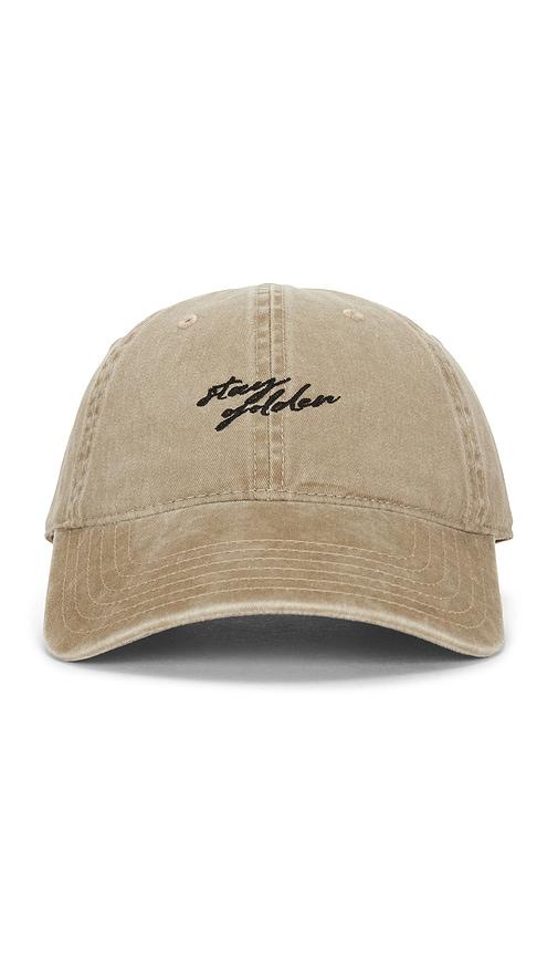 friday feelin stay golden hat in brown.