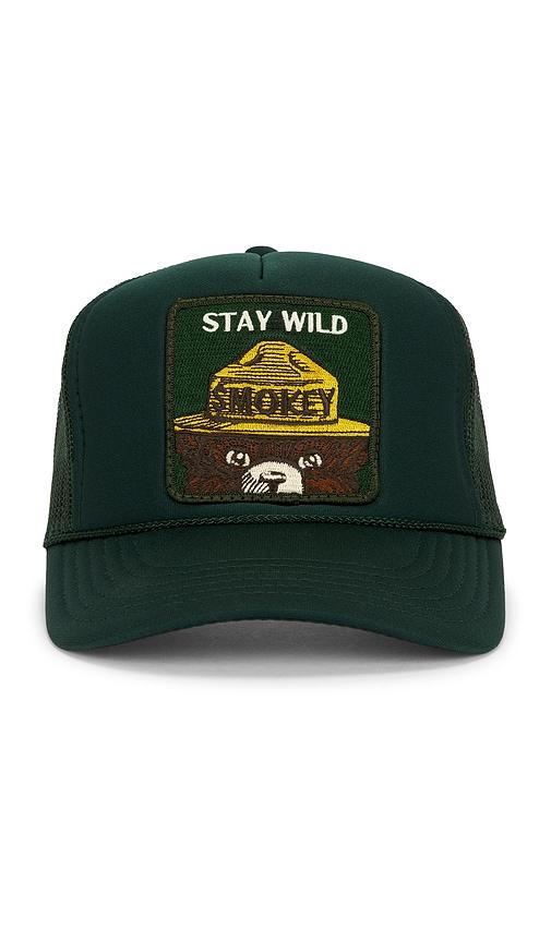friday feelin stay wild hat in green.