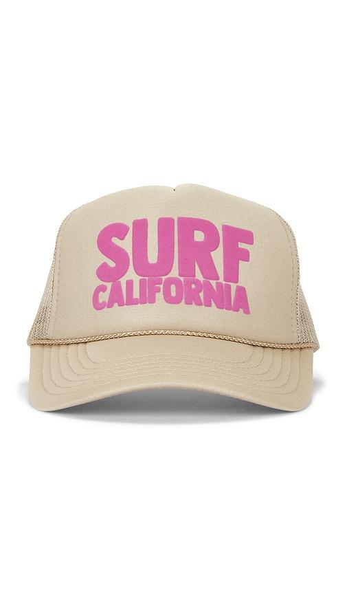 friday feelin surf california hat in brown.