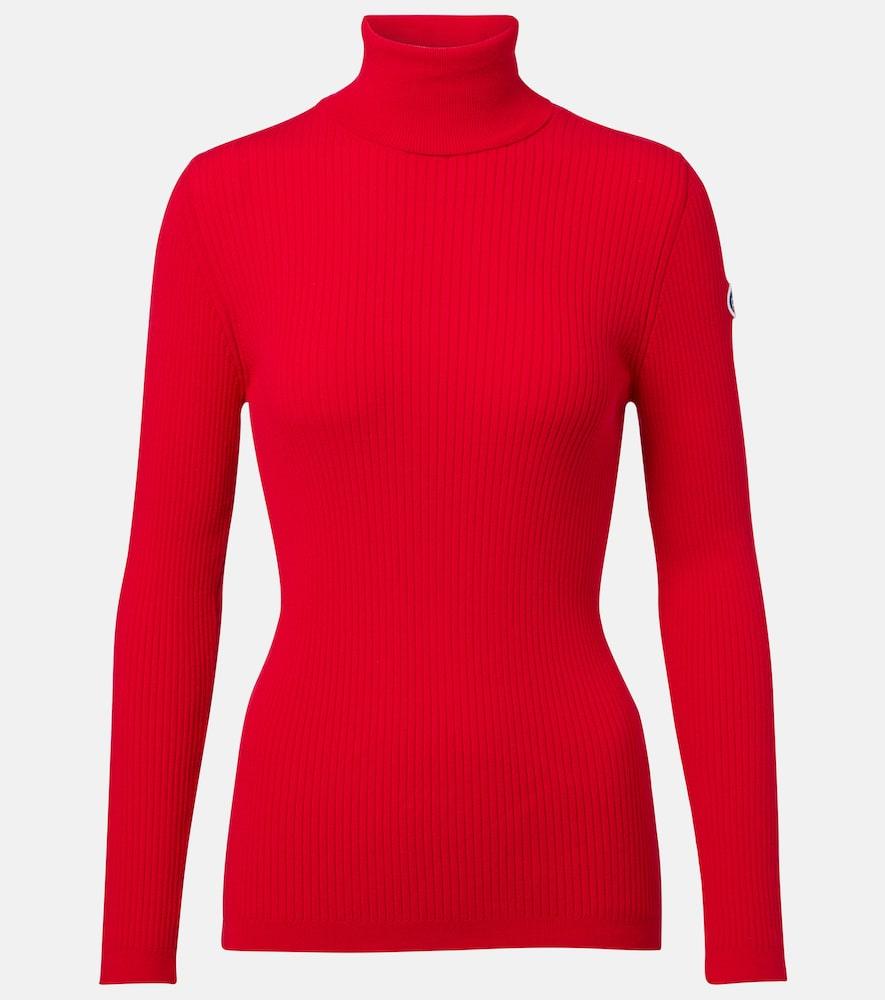 fusalp ancelle ribbed-knit turtleneck sweater