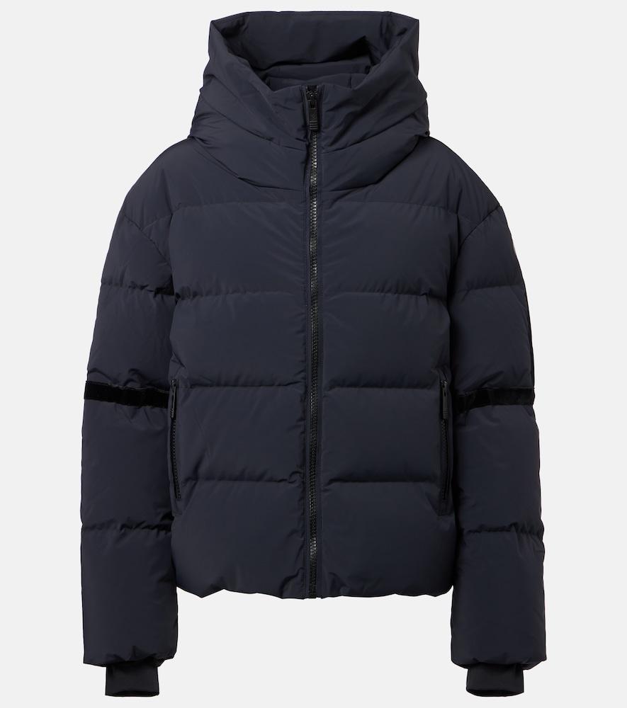 fusalp barsy velvet-trimmed down ski jacket