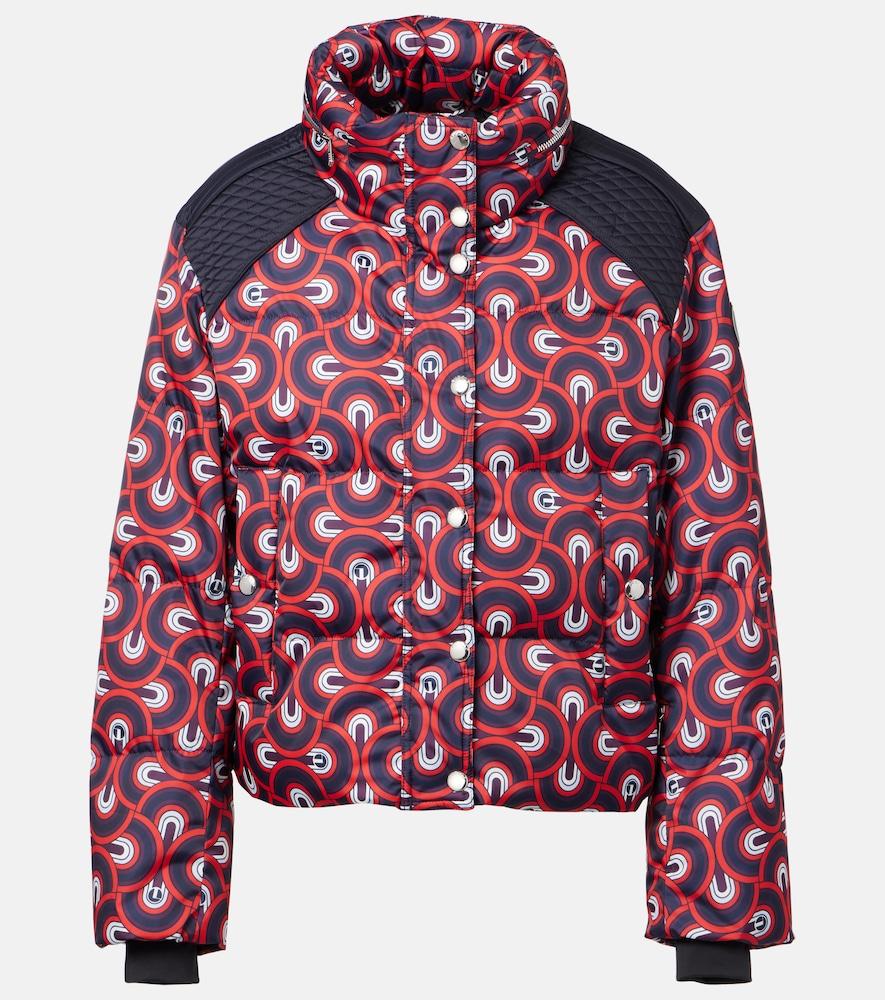 fusalp tatum printed quilted ski jacket