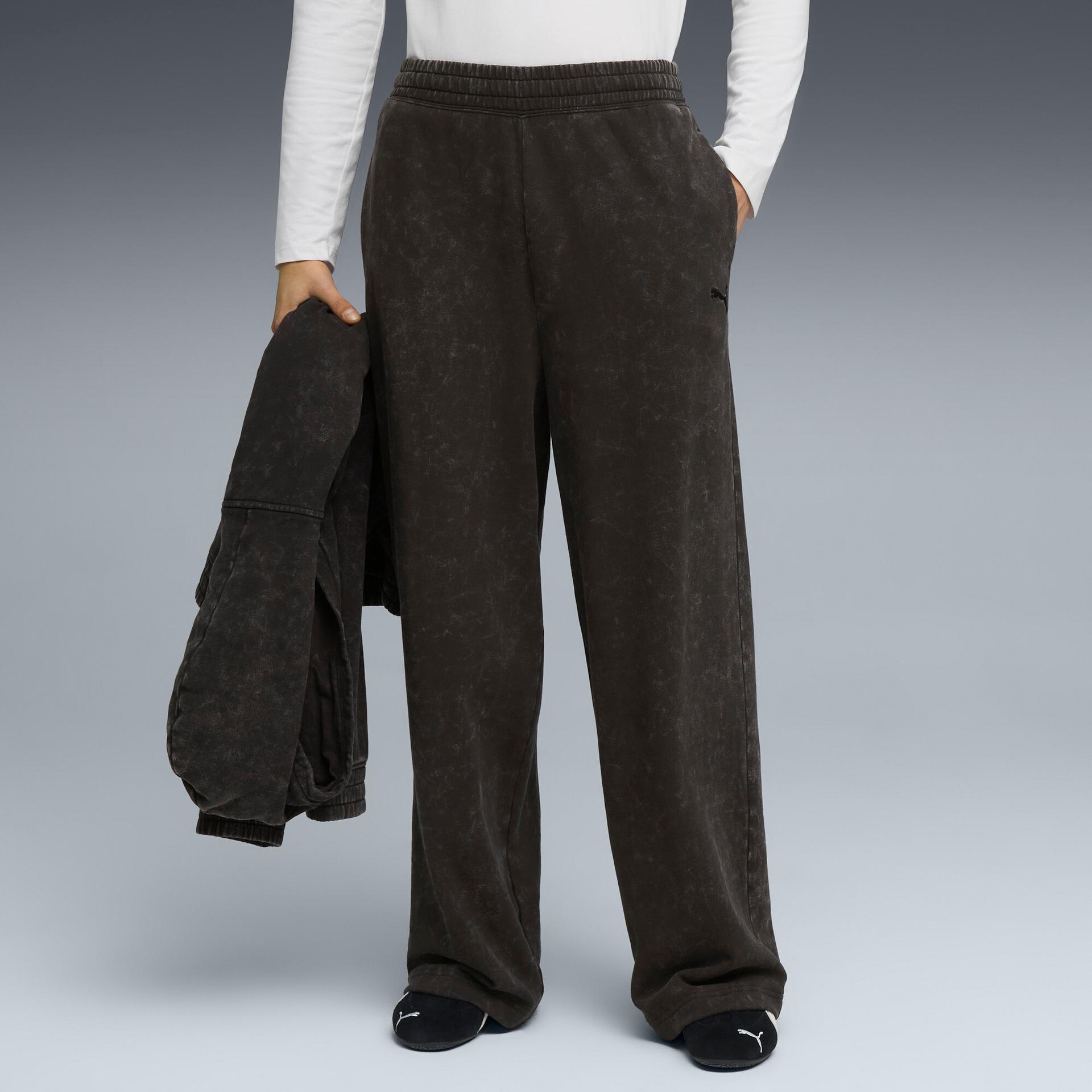 future.puma.archive sweatpants in black, size xl