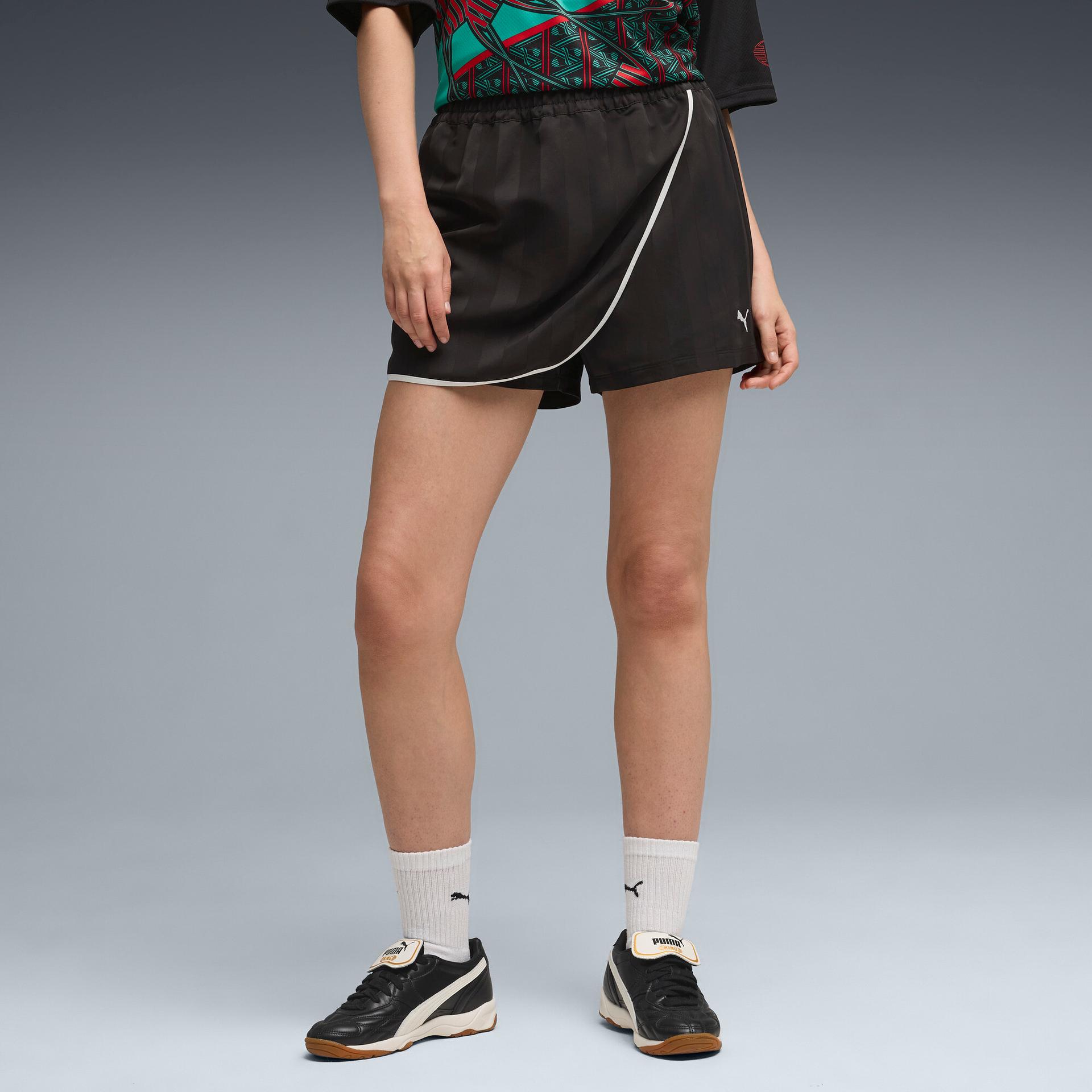 future.puma.archive women's skort in black, size m