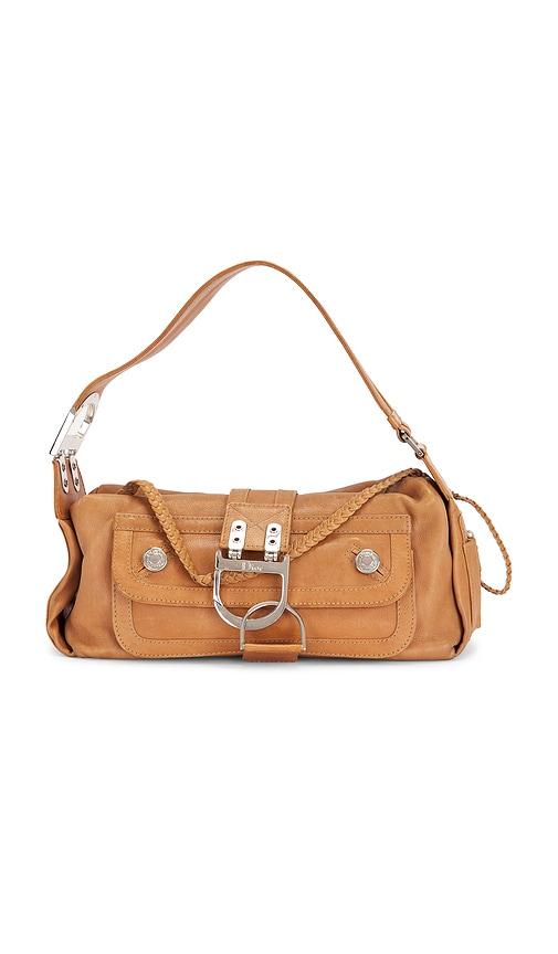 fwrd renew dior east west flight shoulder bag in brown.