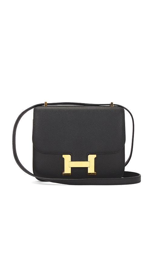 fwrd renew hermes epsom mini constance 18 shoulder bag in black.