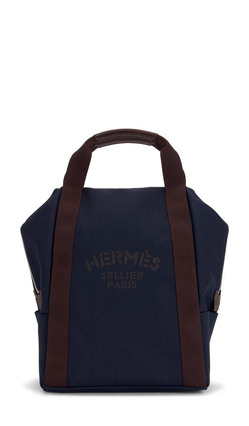 fwrd renew hermes sac de pansage groom backpack in navy.