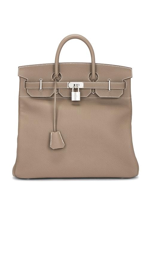 fwrd renew hermes togo haut a courroies birkin 40 handbag in tan.
