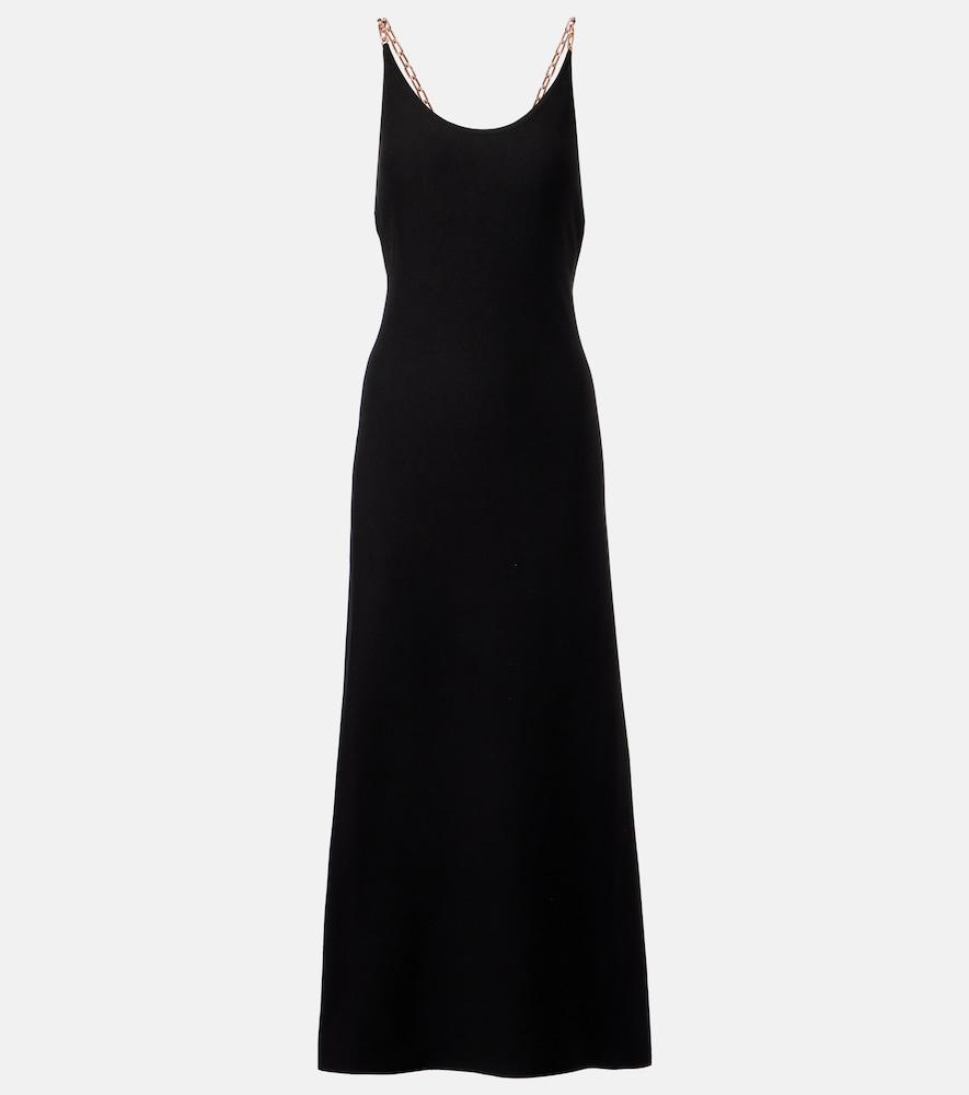 gabriela hearst adeona chain-detail silk maxi dress