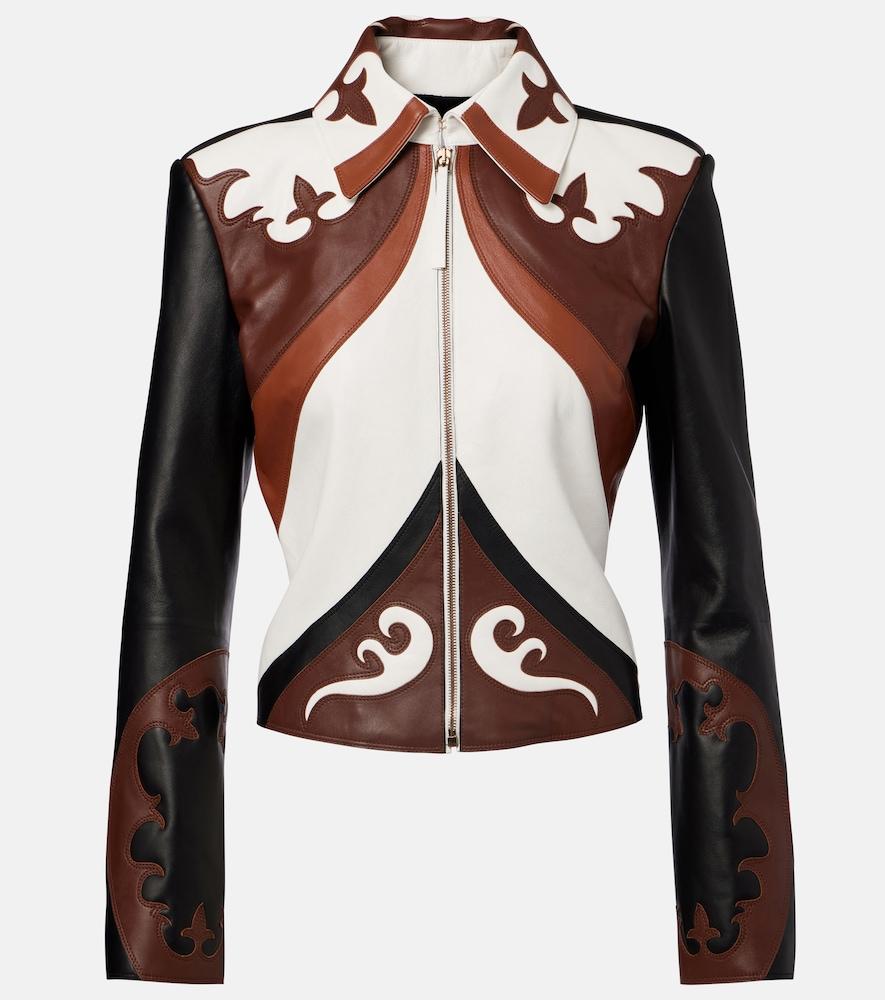 gabriela hearst albie leather jacket