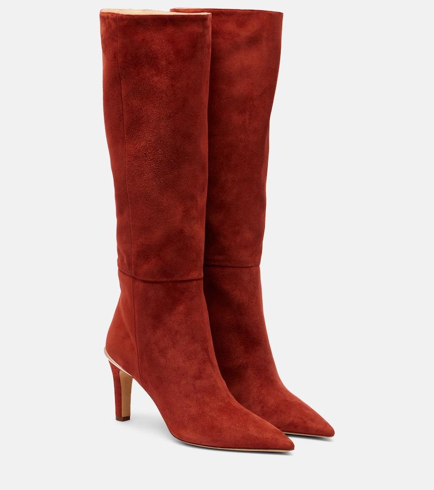 gabriela hearst aura knee-high suede boots