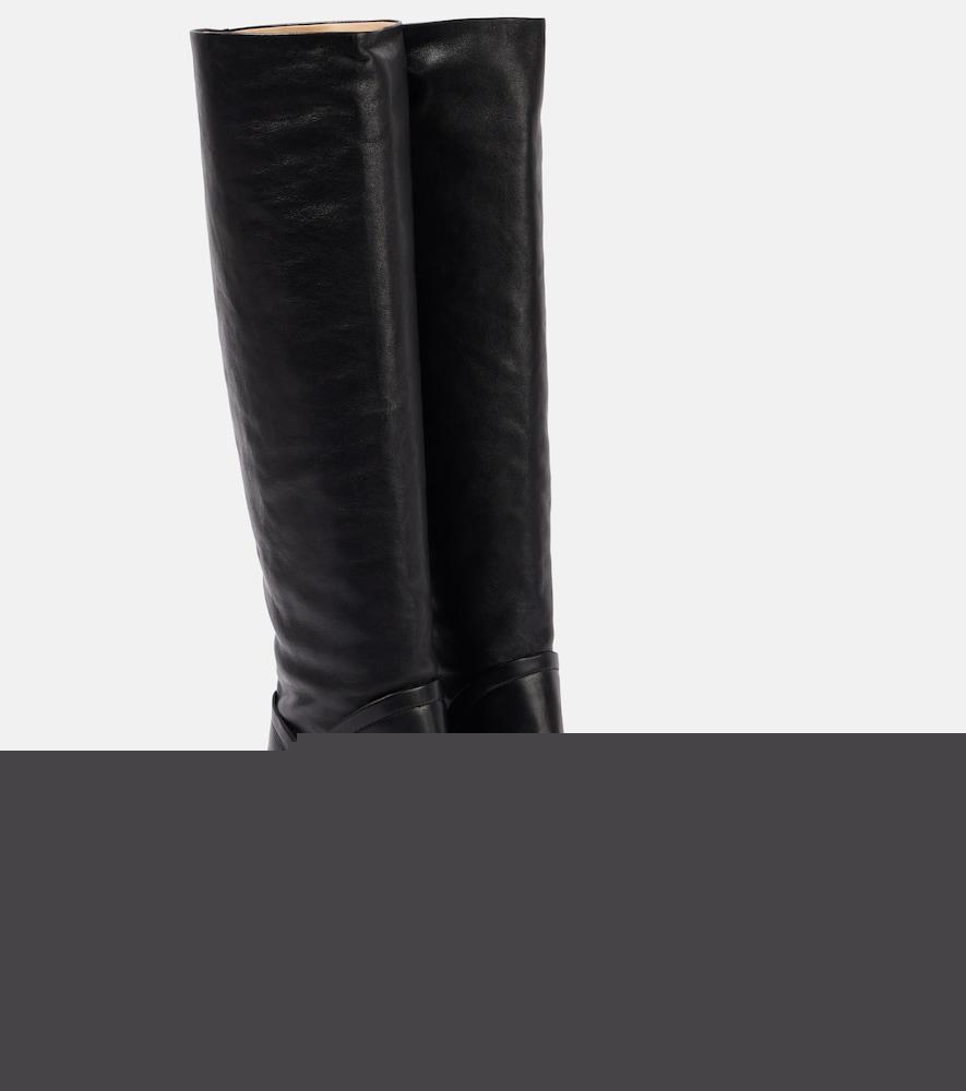 gabriela hearst camero leather knee-high boots