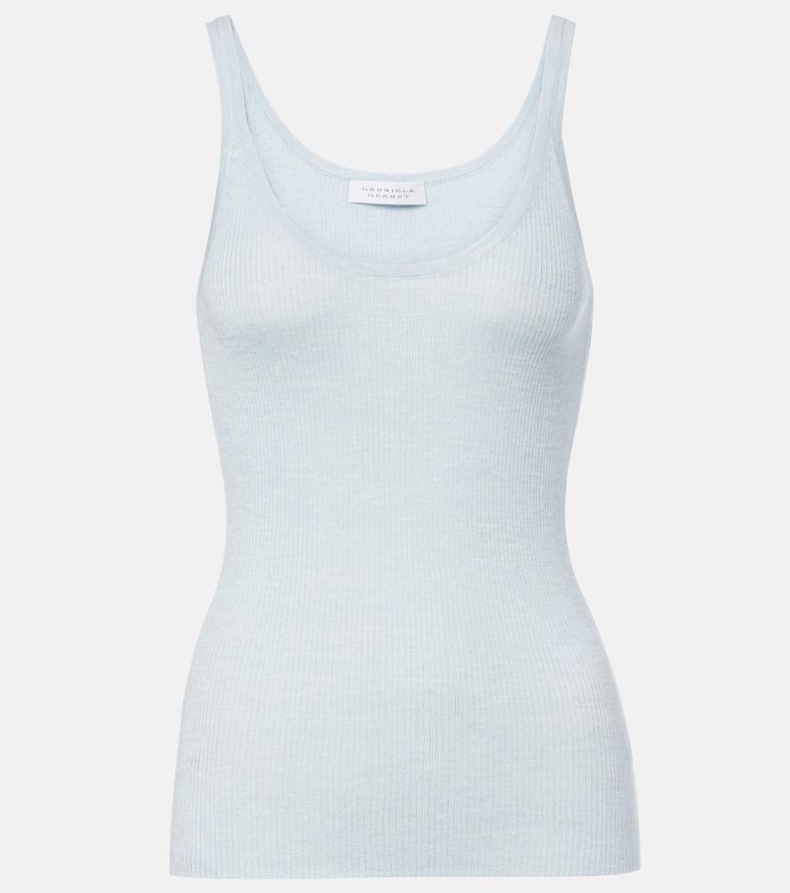 gabriela hearst cinxia cashmere, silk, and hemp tank top