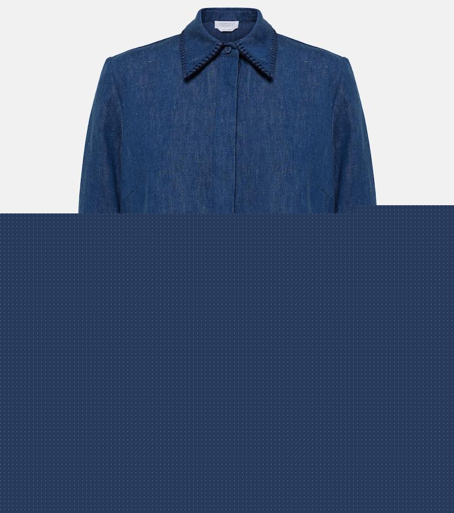 gabriela hearst cruz cotton and linen shirt