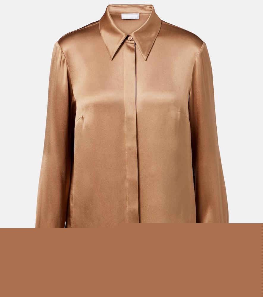 gabriela hearst cruz silk satin shirt