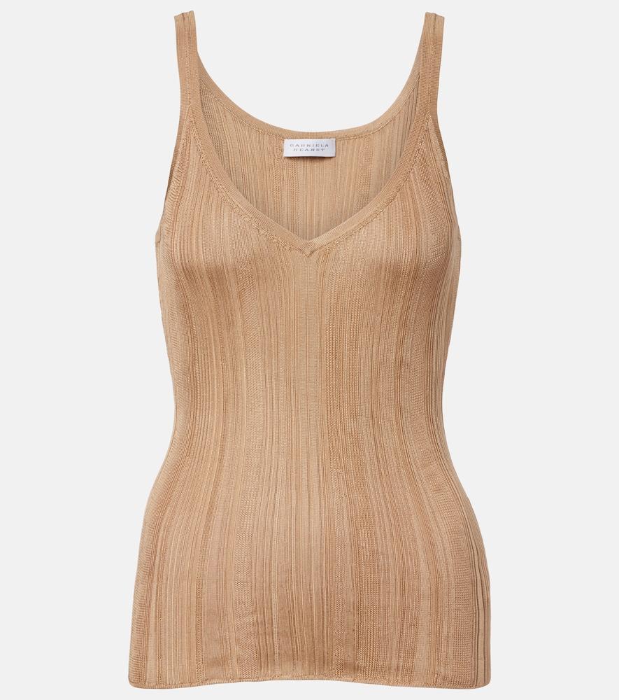 gabriela hearst drevan silk tank top