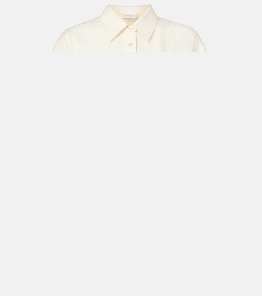gabriela hearst ferrara linen and silk shirt