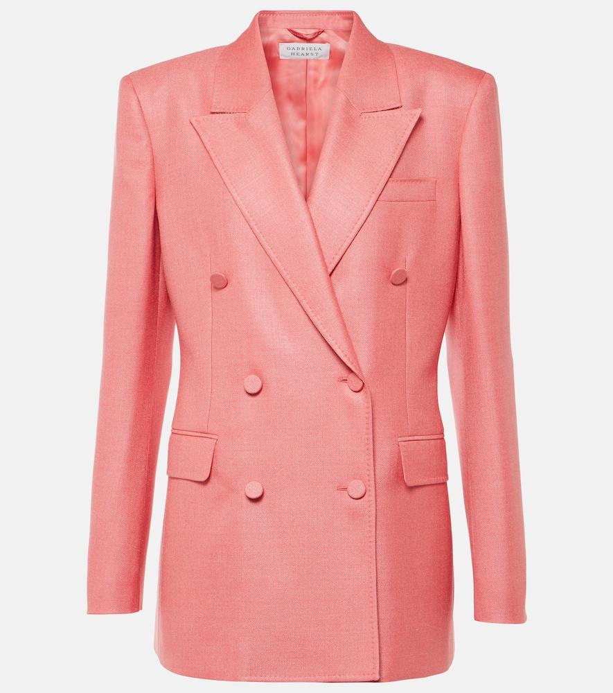 gabriela hearst gavin silk and wool blazer