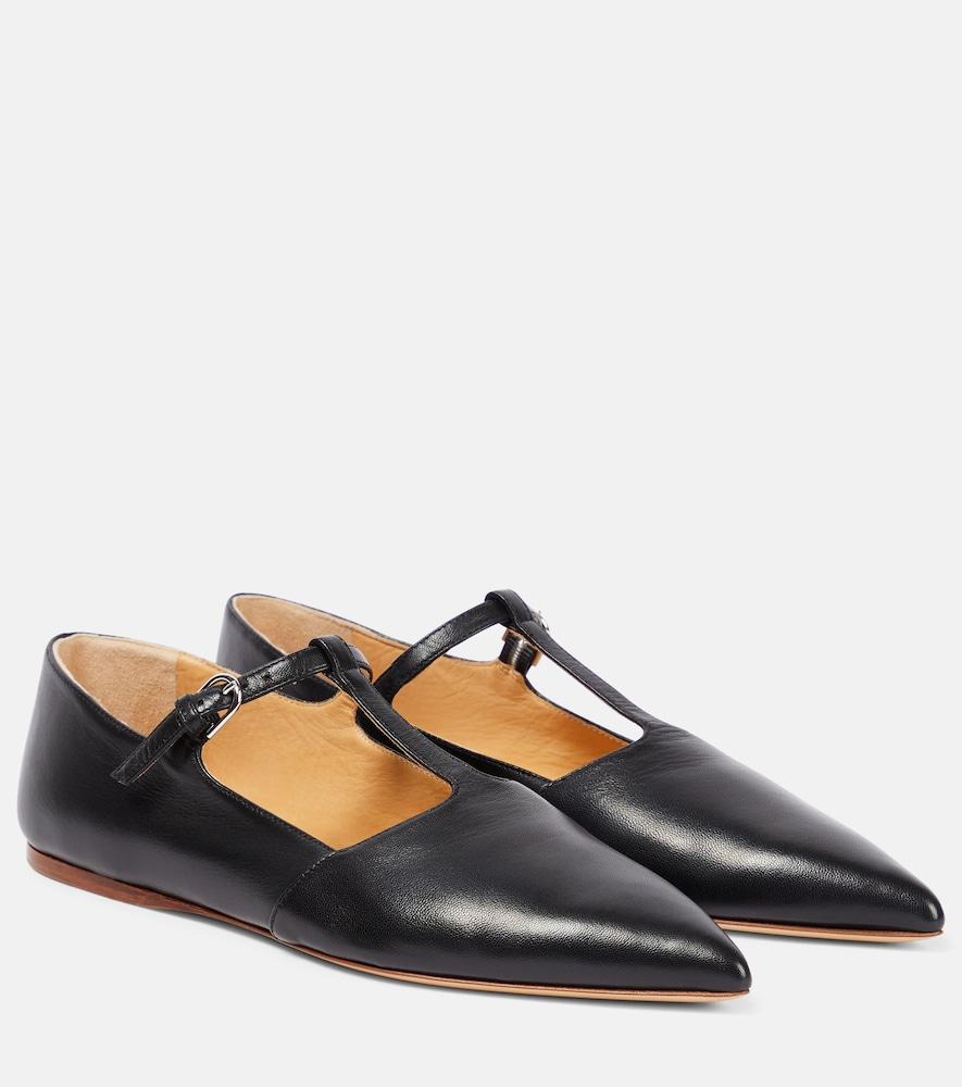 gabriela hearst lola leather ballet flats