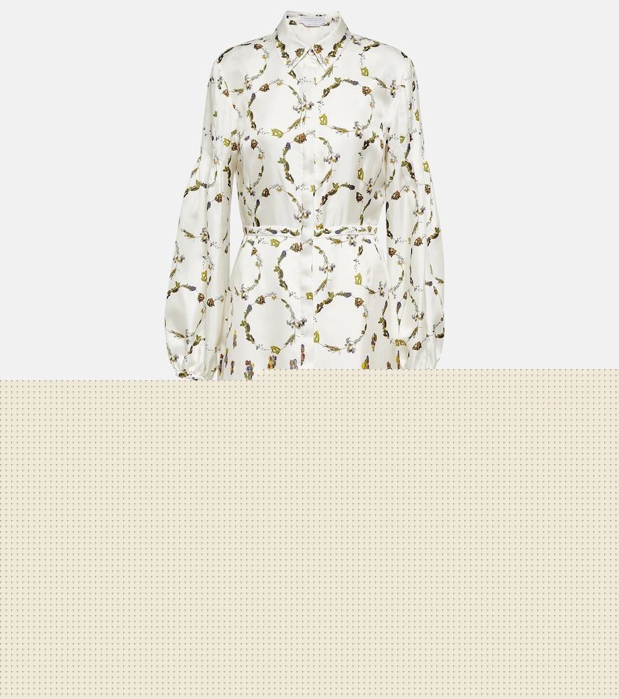 gabriela hearst mauri printed silk twill maxi dress