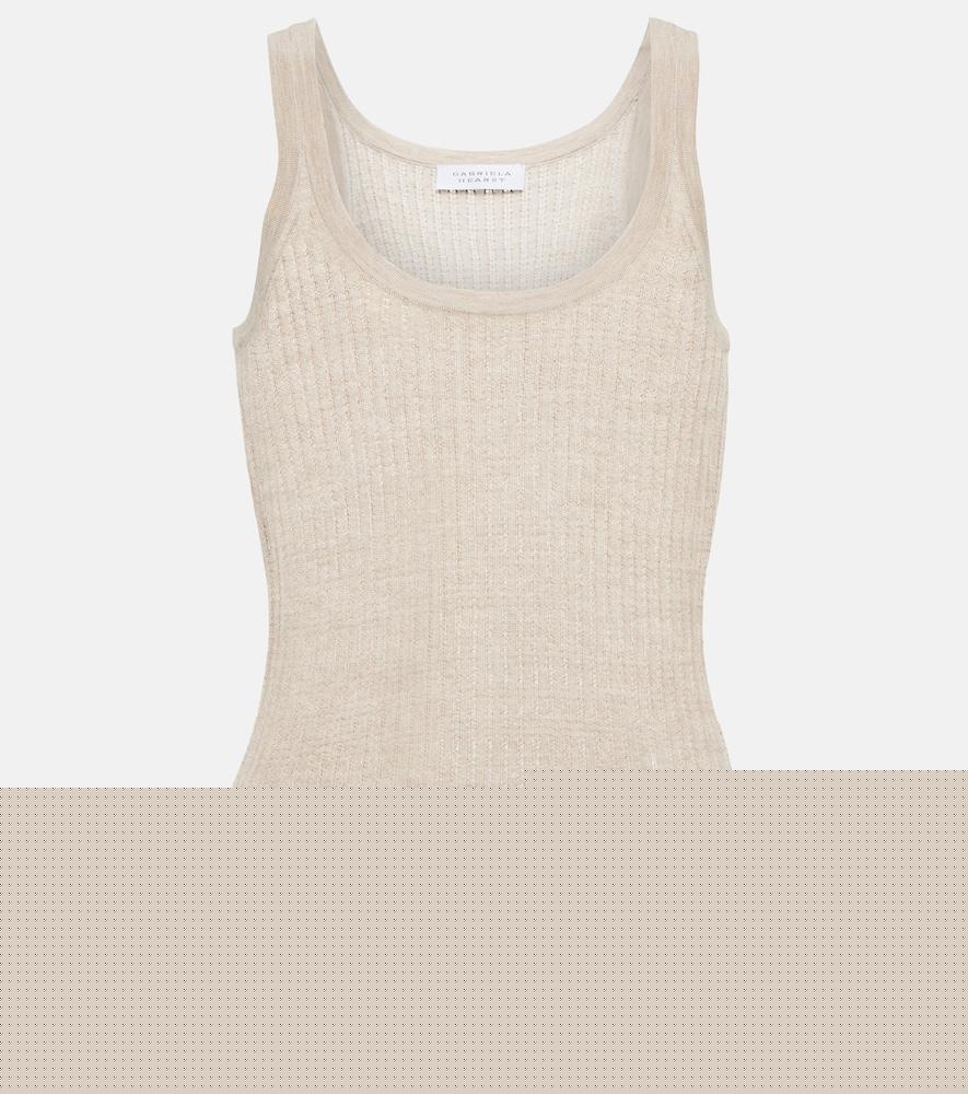 gabriela hearst nevin cashmere and silk tank top