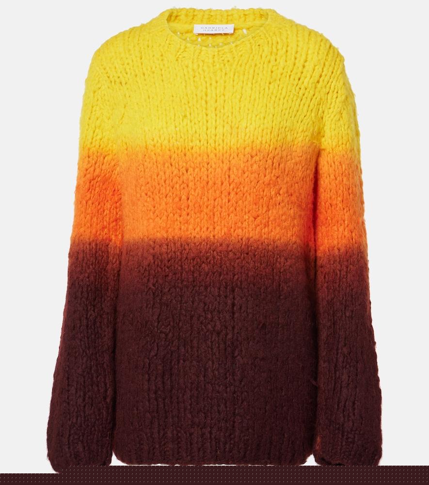 gabriela hearst pallas ombré cashmere sweater