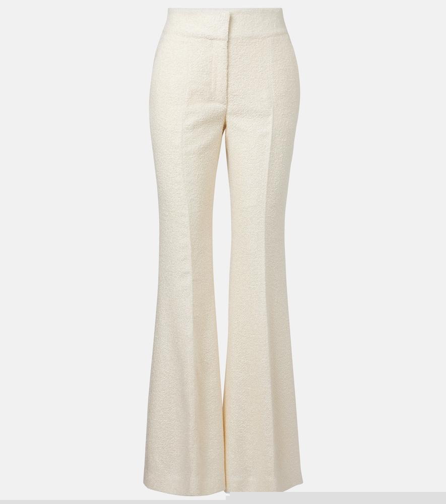 gabriela hearst rhein flared silk pants
