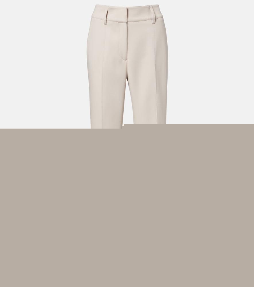 gabriela hearst rhein high-rise wool flared pants