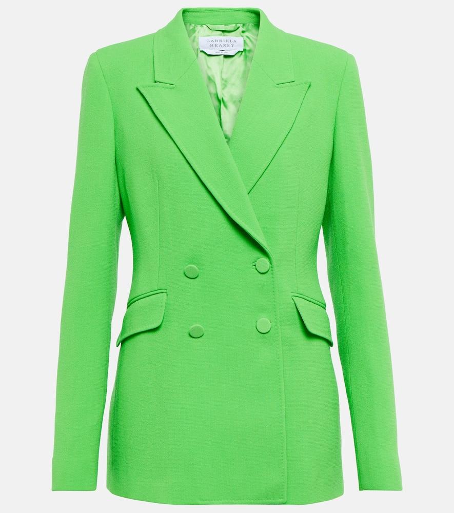 gabriela hearst stephanie double-breasted virgin wool blazer