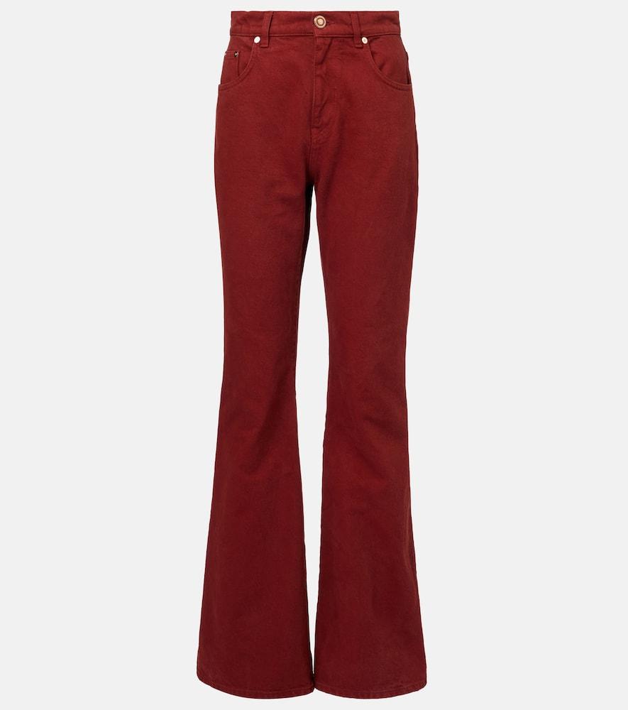 gabriela hearst willa high-rise bootcut jeans