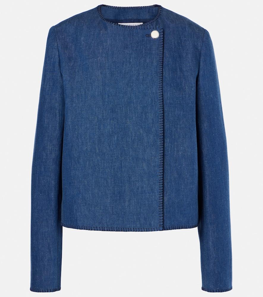 gabriela hearst wyn cotton and linen jacket
