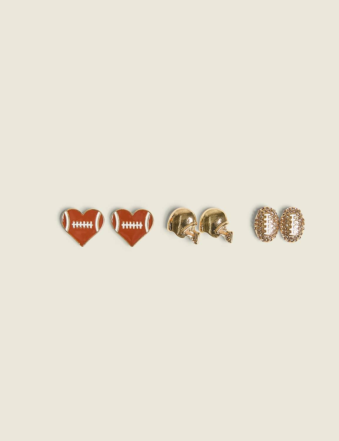 game day earring 3-pack