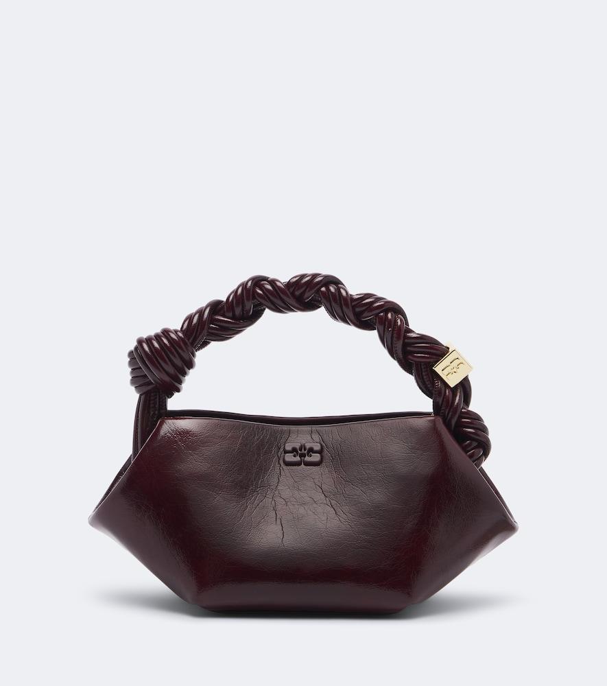 ganni bou mini top-handle bag