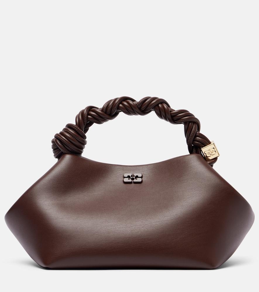 ganni bou small tote bag