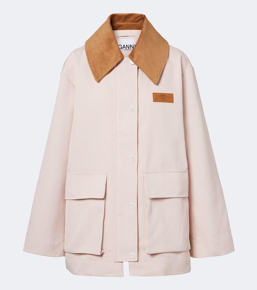 ganni canvas jacket
