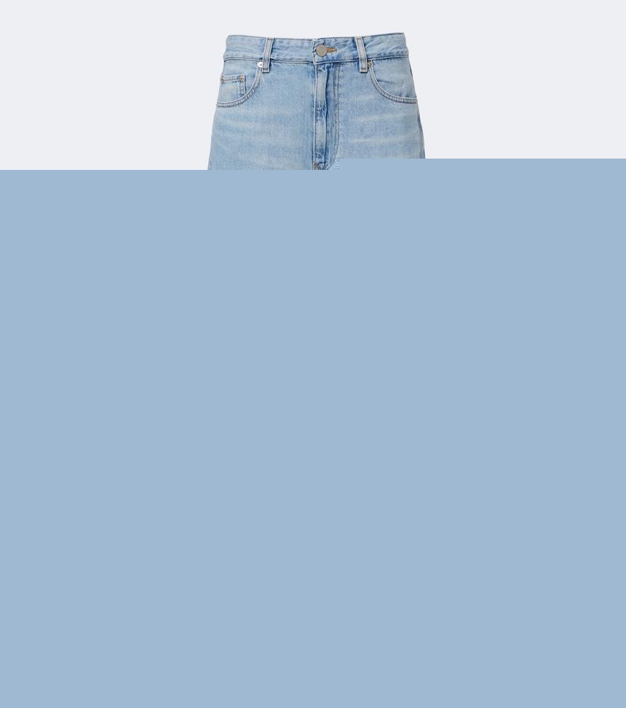 ganni marri wide-leg jeans