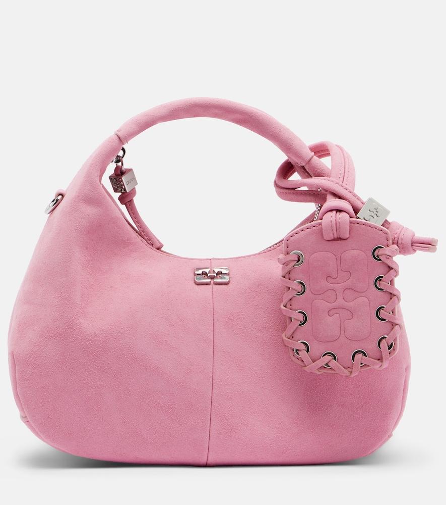 ganni mini top-handle bag