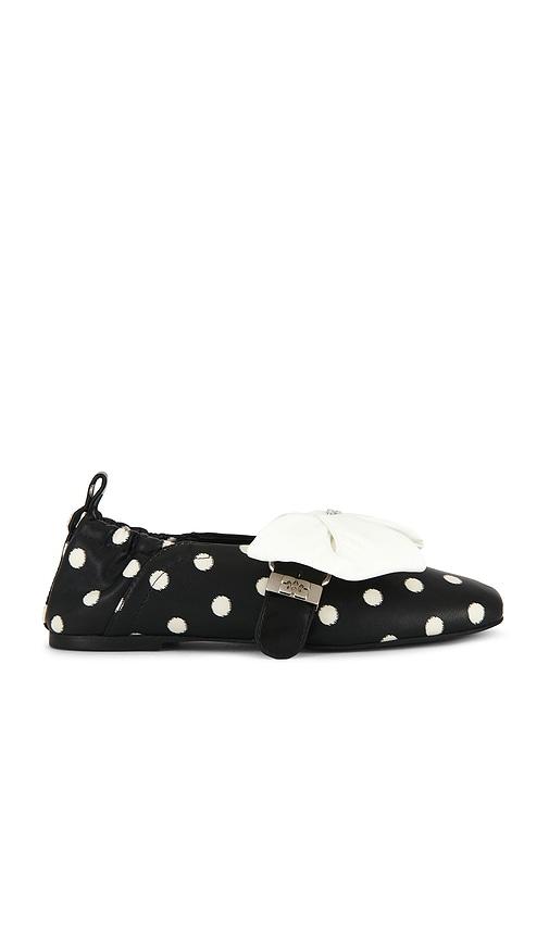 ganni sue ballerina flat in black. - size 36 (also in 38, 41)