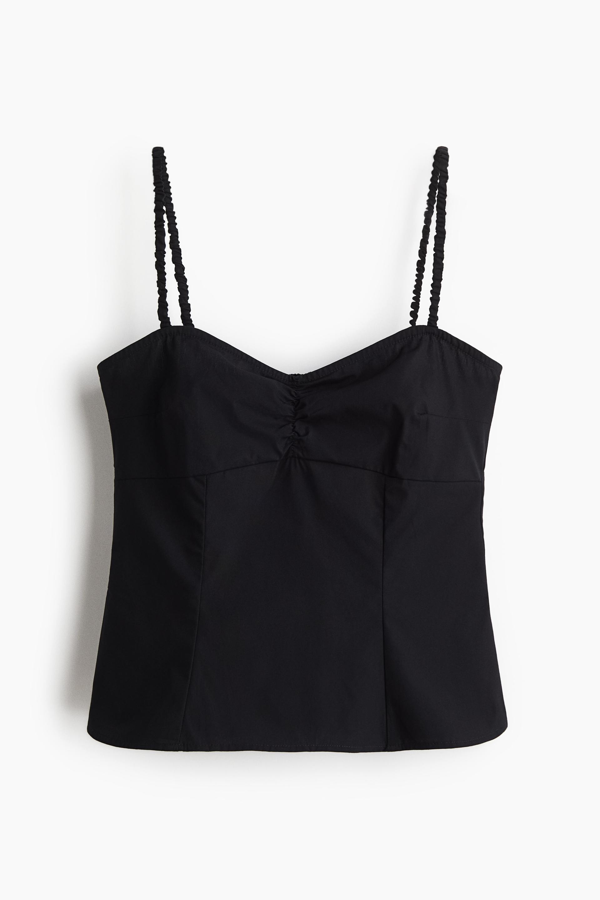 gathered camisole top